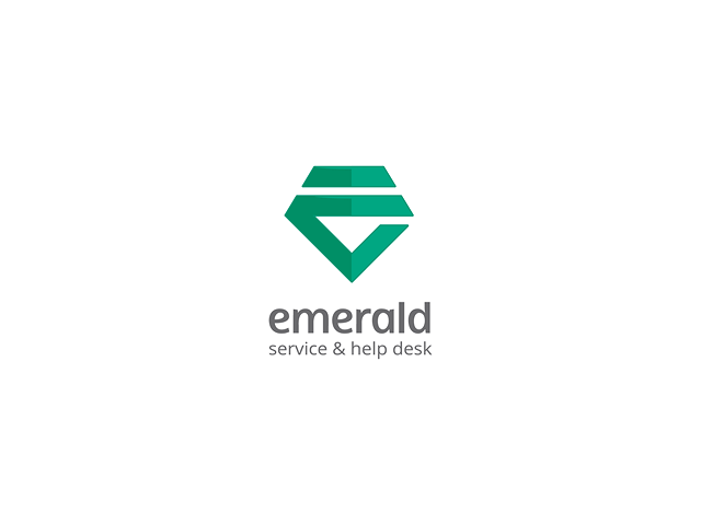 Emerald Logo - Emerald logo, Help and Service Desk web application | Logo Design ...