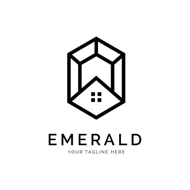 Emerald Logo - Emerald Logo Design Inspiraton Template for Free Download on Pngtree