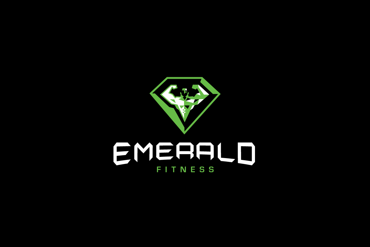 Emerald Logo - Emerald Fitness Logo Design