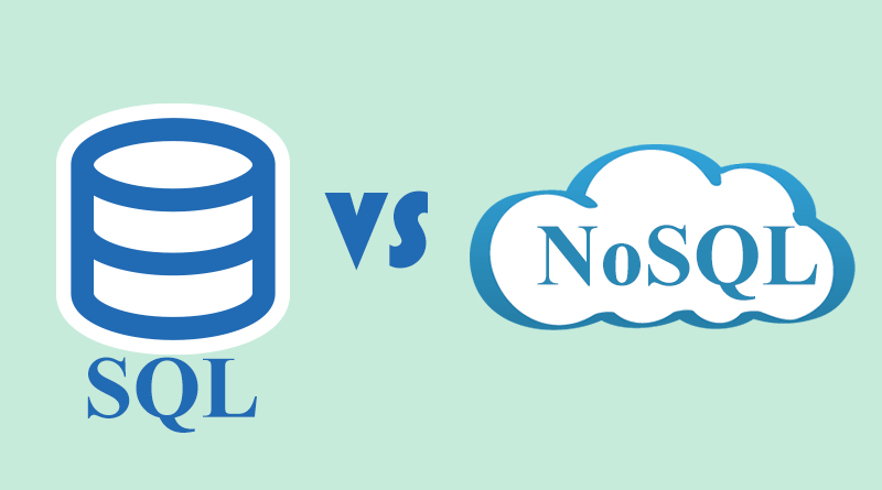 NoSQL Logo - SQL database vs NoSQL database. SQL vs NoSQL