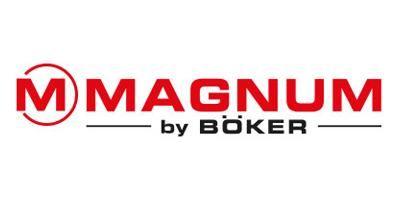 Boker Logo - Magnum 01MB946DAM Damascus Duke Folding Knife With 2 1 2 In. Straight Edge Blade
