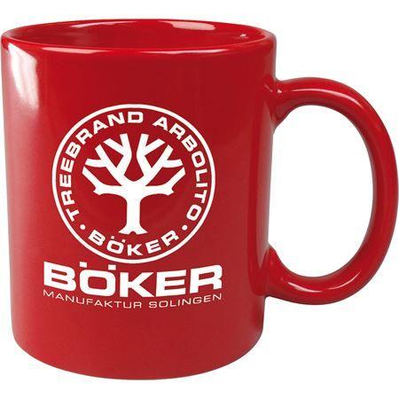 Boker Logo - Boker 09BO180 Coffee Mug Boker logo Red Dishwasher Safe