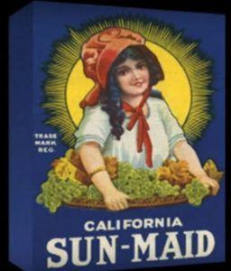 Sun-Maid Logo - The Original History Of The Sun Maid Raisin Girl, Sun Maid