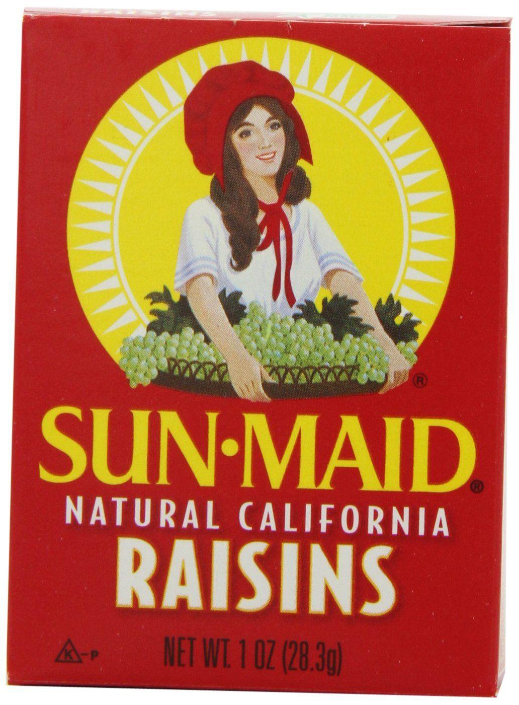 Sun-Maid Logo - Sun Maid Natural California Raisins, 6-Count (Pack of 4)