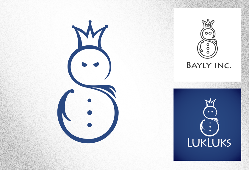 Snowman Logo - Clothing line logo with Snowman for Lukluks and Bayly inc. Logo