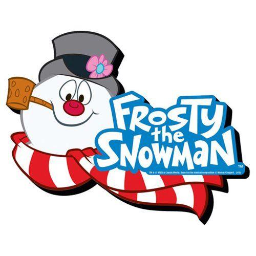 Snowman Logo - Frosty the Snowman Logo Funky Chunky Magnet