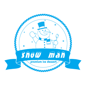 Snowman Logo - Snowman Cafe | Taste Our Snow Ice