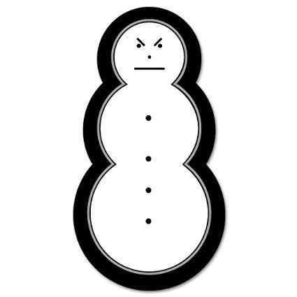 Snowman Logo - Amazon.com: Young Jeezy Snowman Gangsta Rap sticker decal 3