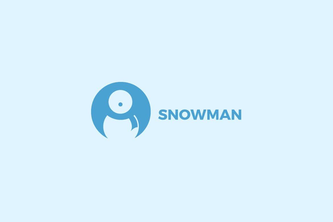 Snowman Logo - Snowman Logo Template AI, EPS | Logo Templates | Business logo ...