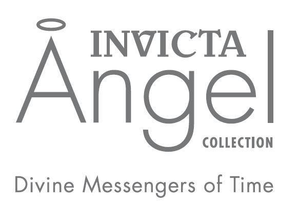 Invicta Logo - Invicta Women's 0488 Angel Gold Tone Watch With White Polyurethane Band