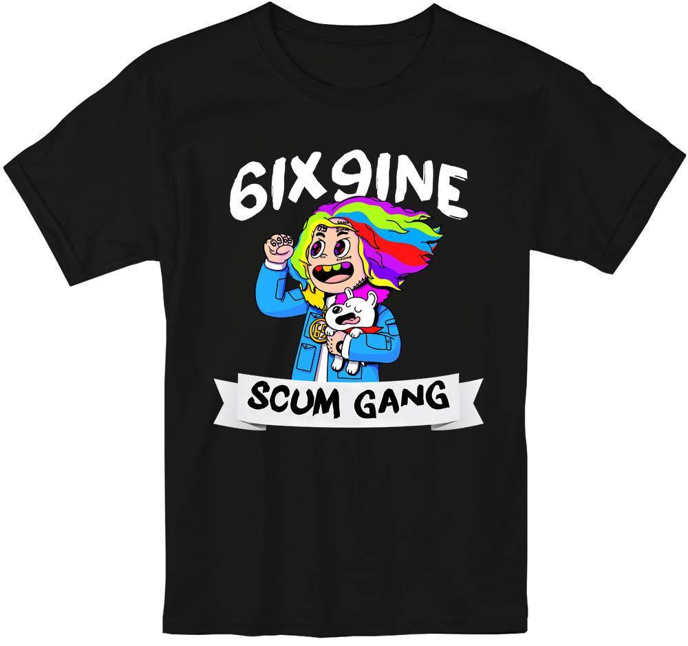 69 Logo - Tekashi 6ix9ine Scum Gang 69 logo T ShirtFunny free shipping Unisex Casual  Tshirt