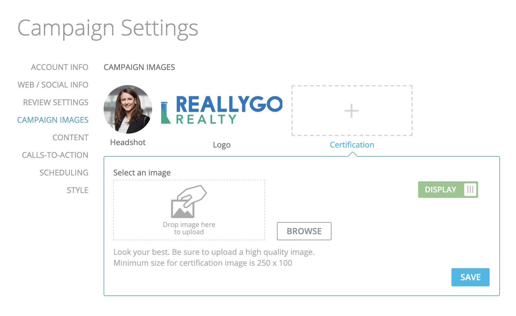 OutboundEngine Logo - Uploading a Certification Logo – OutboundEngine Support Desk