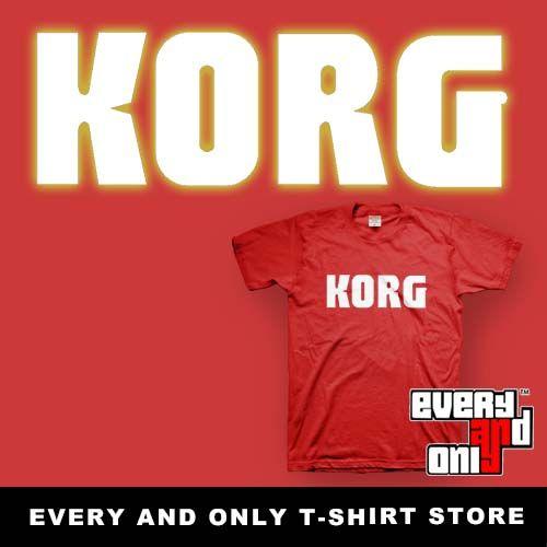 Korg Logo - US $19.42 |Korg logo short sleeve T shirt black red navy blue 4-in T-Shirts  from Men's Clothing on Aliexpress.com | Alibaba Group