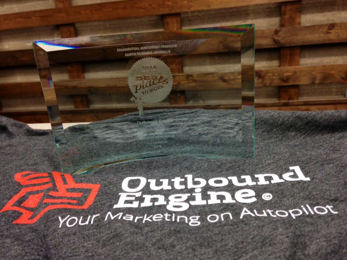 OutboundEngine Logo - 5 Benefits of Being One of the Best Places to Work in Austin 2014