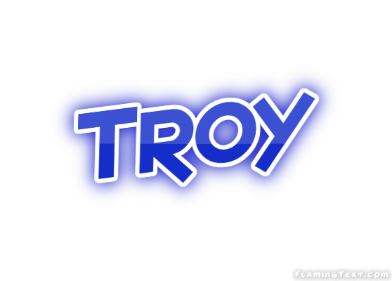 Troy Logo - United States of America Logo. Free Logo Design Tool from Flaming Text
