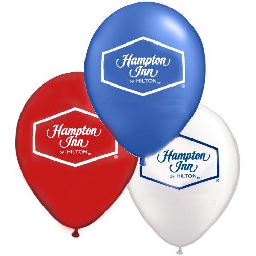 Balloons Logo - Hampton Inn Or Hampton Inn & Suites 11 Radiant Pearl Latex Balloons, 11RIS 32