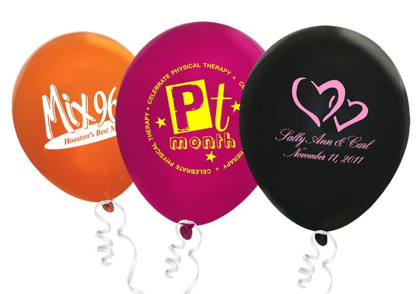 Balloons Logo - Custom Printed Latex Balloons. Crystal Colors pc