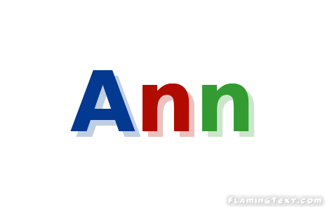 Ann Logo - United States of America Logo | Free Logo Design Tool from Flaming Text