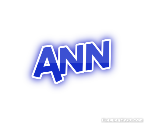 Ann Logo - United States of America Logo. Free Logo Design Tool from Flaming Text