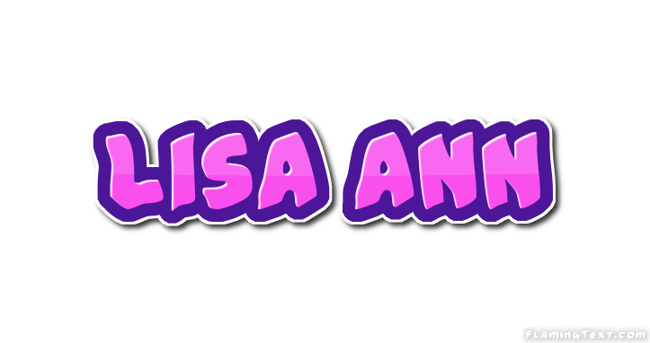 Ann Logo - Lisa Ann Logo. Free Name Design Tool from Flaming Text