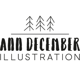 Ann Logo - Portfolio. Ann December Illustration
