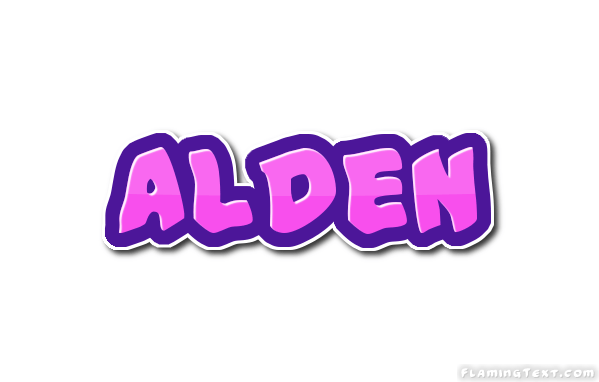 Alden Logo - Alden Logo | Free Name Design Tool from Flaming Text