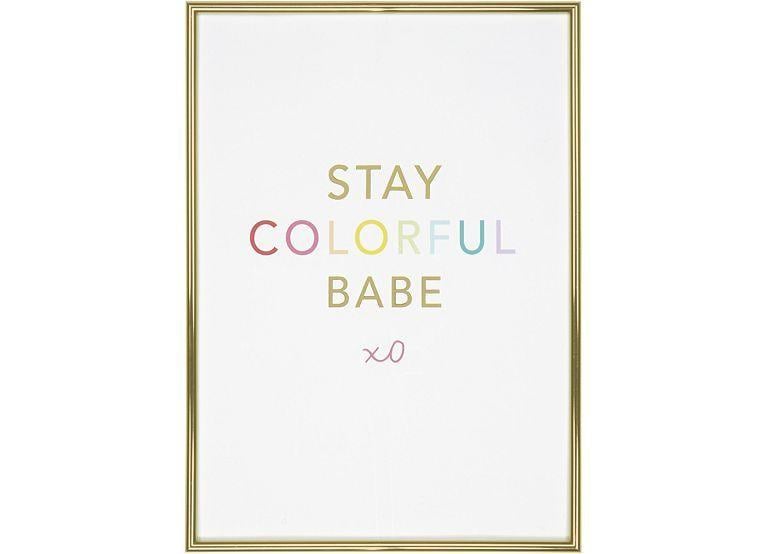 Havertys Logo - Stay Colorful Babe Wall Decor the Perfect Style!