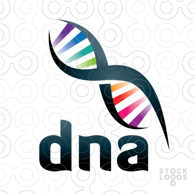 Representative Logo - dna logo. StockLogos.com. This logo is abstract but still