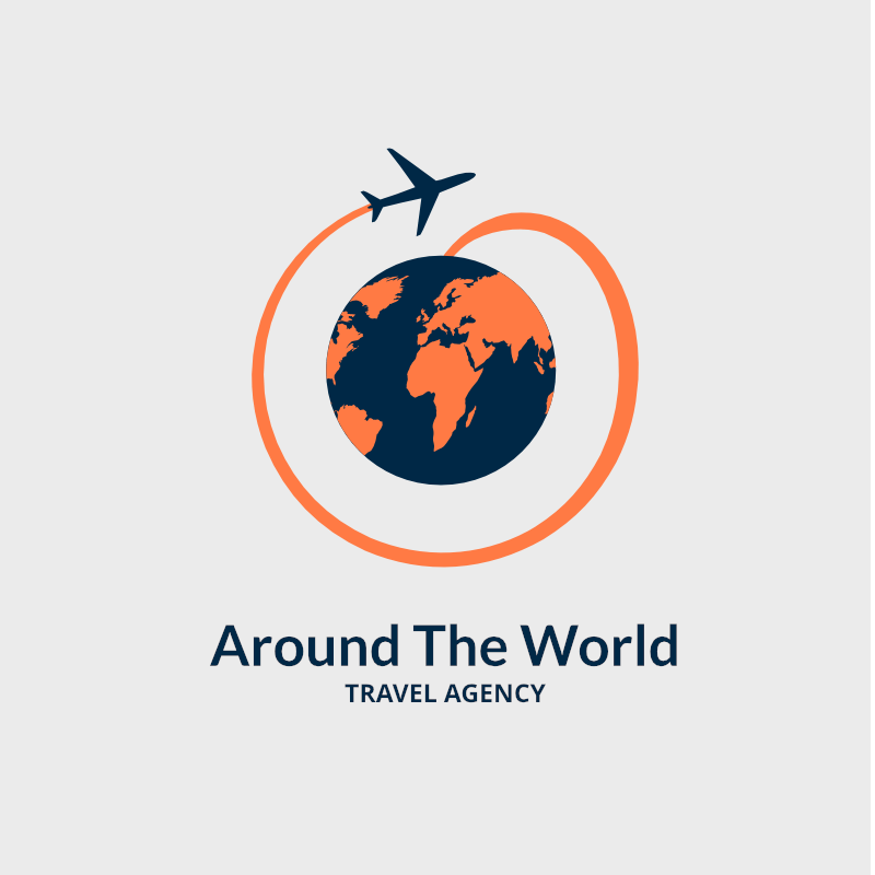 Agency Logo - Free Around The World - Travel Agency Logo Design Maker & Templates ...