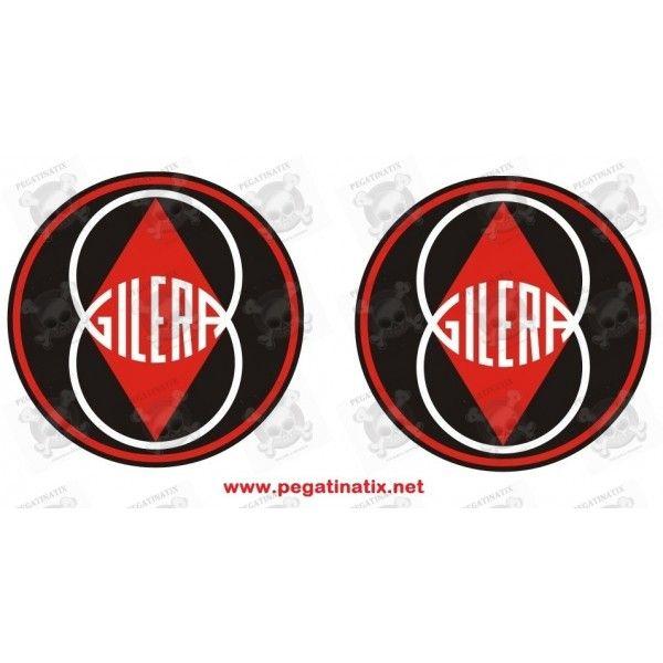 X2 Logo - Stickers decals motorcycle GILERA LOGO