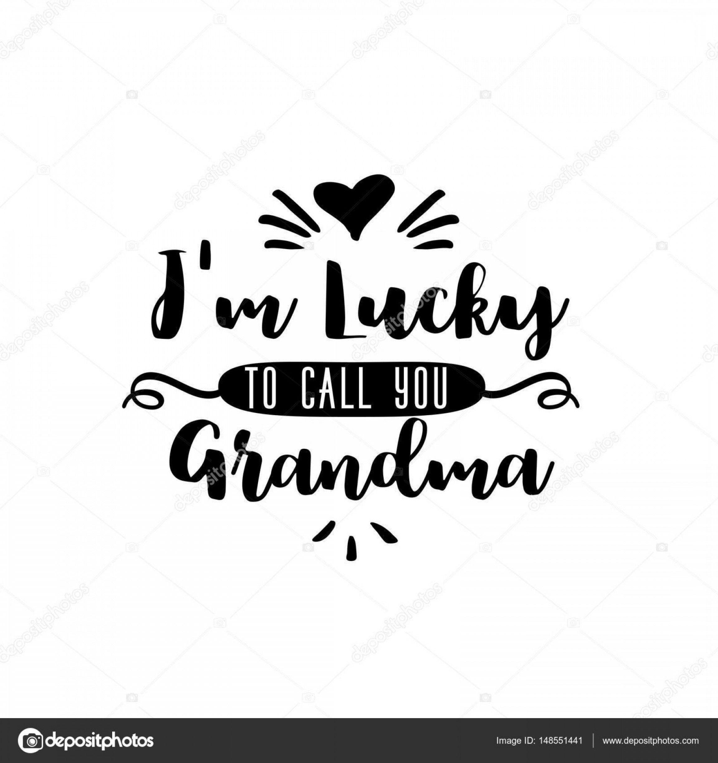 Grandma Logo - Stock Illustration Grandma Badge Grandparent Day | HandandBeak