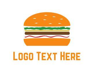 Hamburger Logo - Orange Hamburger Logo