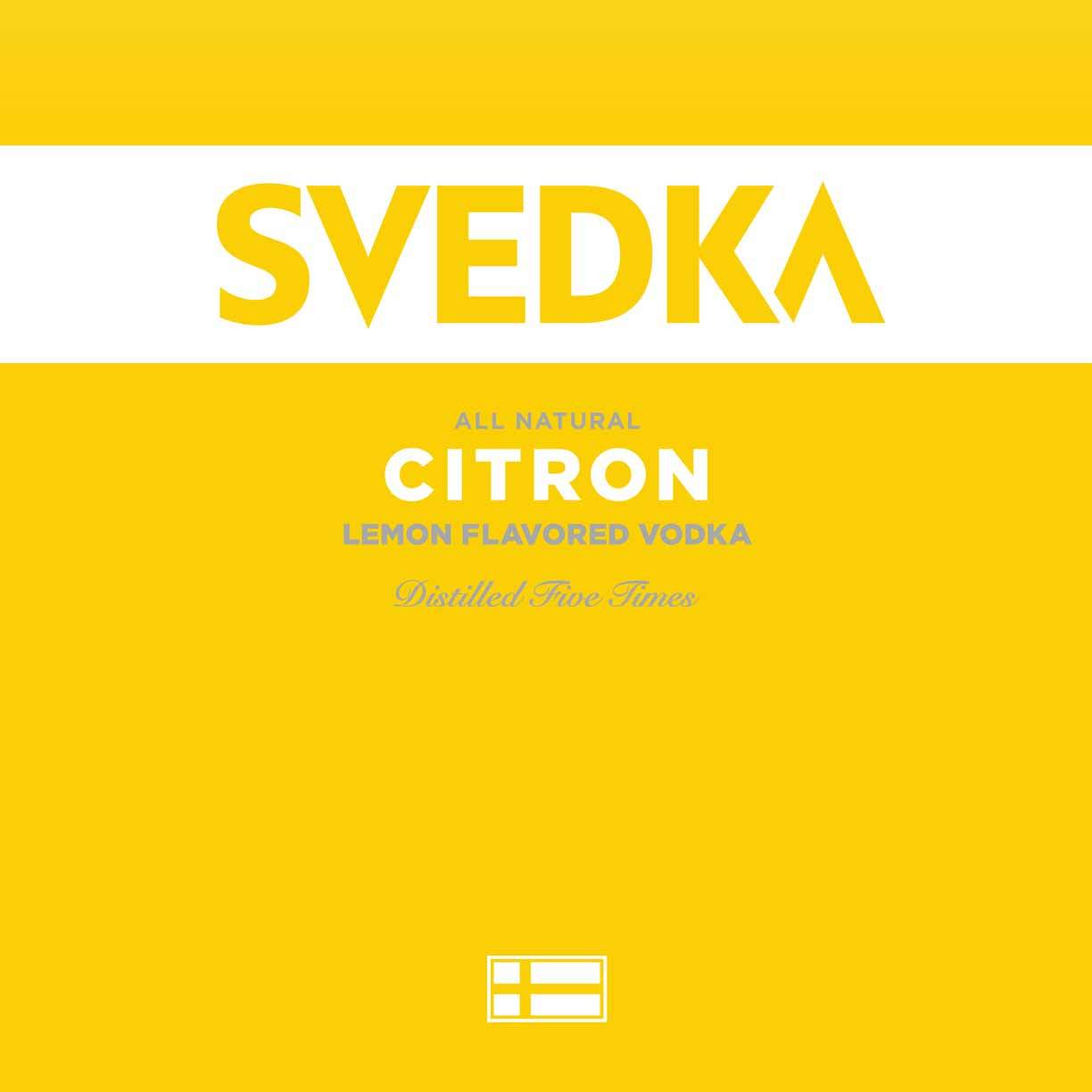 SVEDKA Logo - Svedka Citron 1.75L