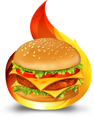 Hamburger Logo - Flamers Grill Reasons Hamburgers Are Addictive