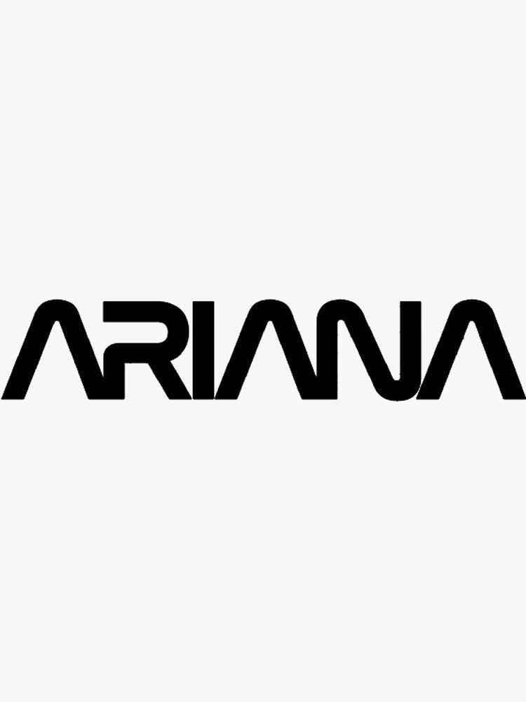 Ariana Logo - Ariana Logo Collection | Sticker | Diy | Logos, Sticker design, Stickers
