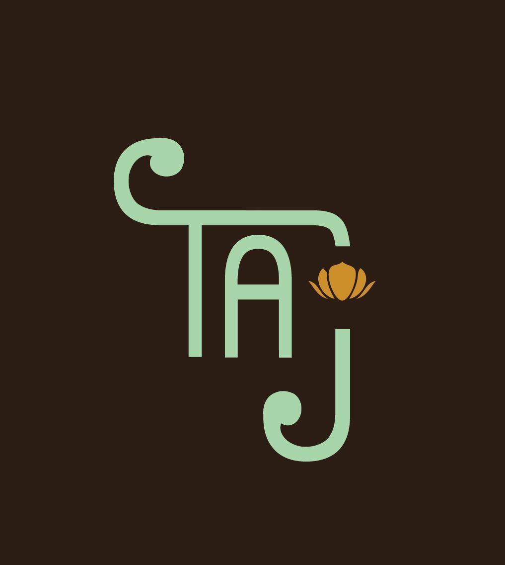 Taj Logo - Taj restaurant - Hand Made Font | Graphic Design | Logo restaurant ...