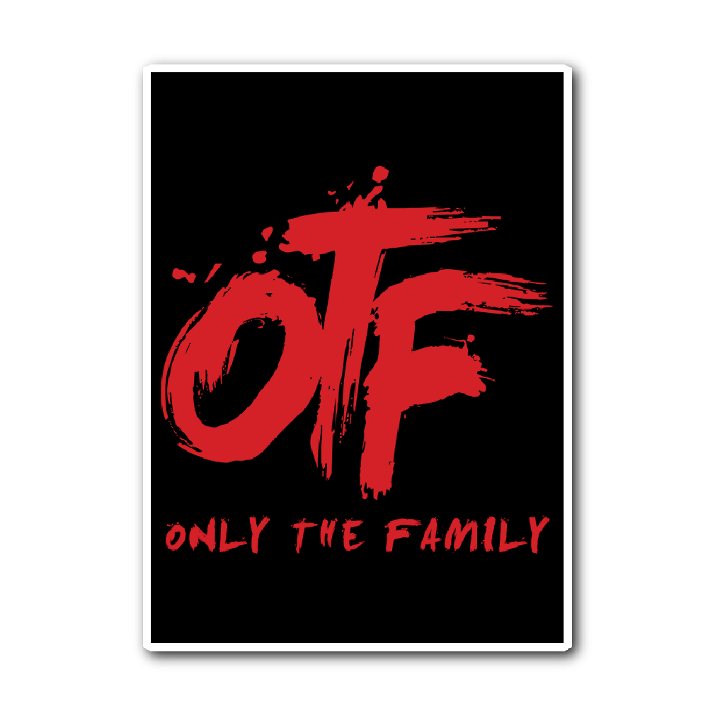 OTF Logo - Only The Family Sticker 3