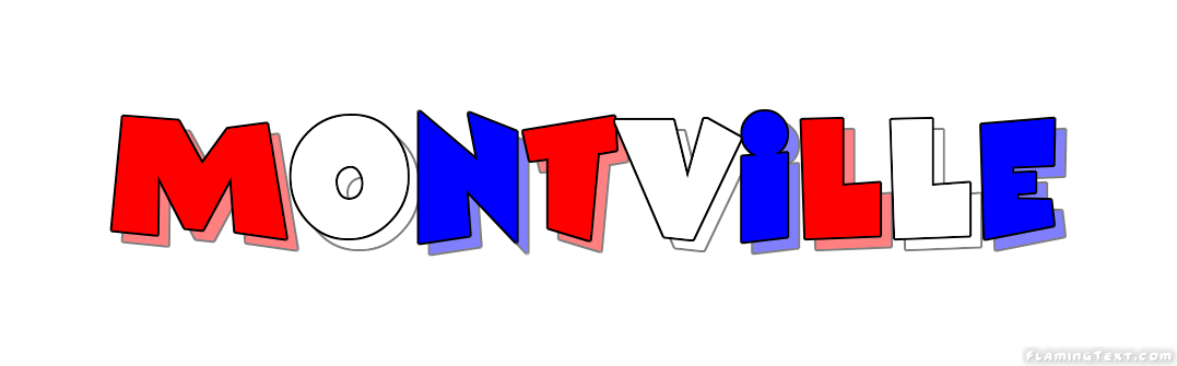 Montville Logo - United States of America Logo. Free Logo Design Tool from Flaming Text
