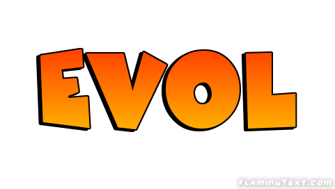 Evol Logo - Evol Logo | Free Name Design Tool from Flaming Text