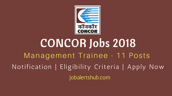 Concor Logo - CONCOR Jobs 2018 Management Trainee Posts – 10 Vacancies