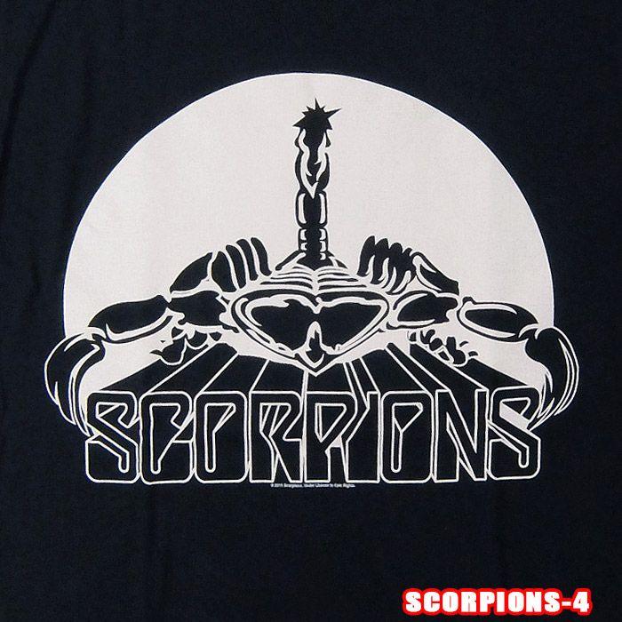 Scorpions Logo - Official License Of The ROCK TEE SCORPIONS 4 [スコーピオンズ] SCORPION LOGO Lock T Shirt / Band T Shirt U.K. / United States
