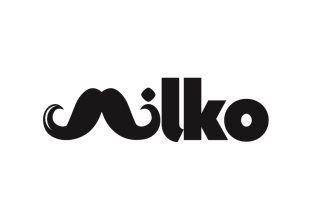 Milko Logo - RA: Milko Moustache