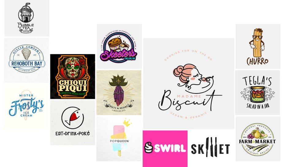 Diferent Logo - tasty food logos that will make your mouth water