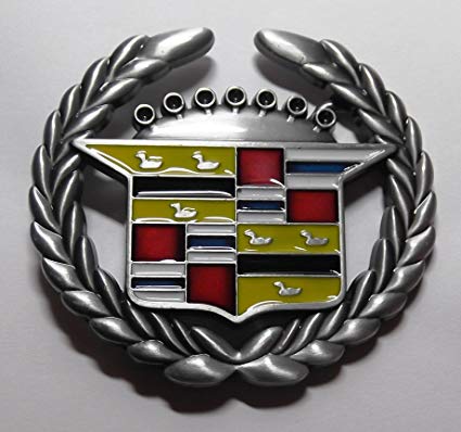 Cadalac Logo - Cadillac Logo Metal w/ Enamel Finish Belt Buckle