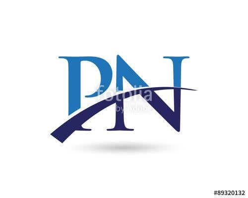 PN Logo - PN Logo Letter Swoosh