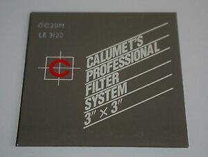 Calumet Logo - Details about Calumet’s Professional Filter System 3” x 3” CC 20M LE 3120,  2 ps