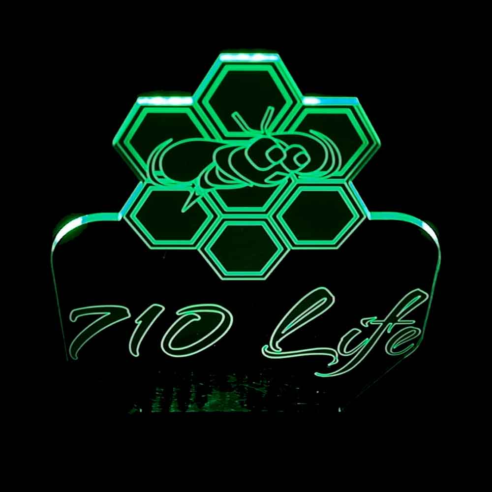 LED Logo - 710 Life LED Light Logo