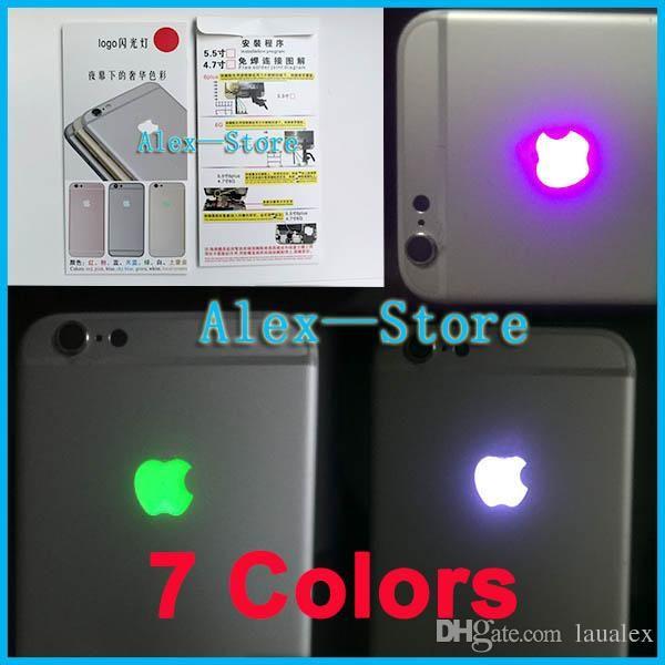 LED Logo - LED Intelligent Night Cool Light Glow Shine Logo For IPhone 6 Glowing Logo Mod Kit Replacement Parts Of A Mobile Phone Phone Lcd Repair From Laualex