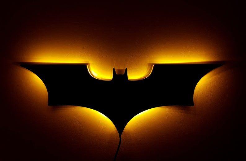 Lamp Logo - Batman lamp Night lights, LED Batman Logo, Bat Signal Superhero Logo