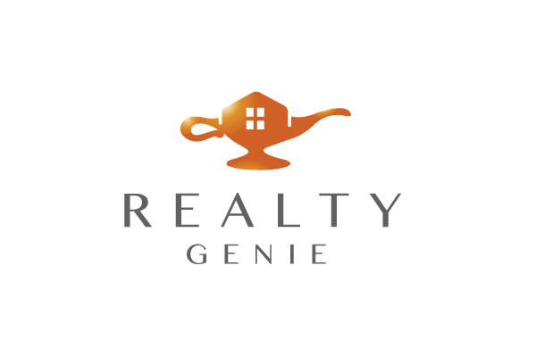 Lamp Logo - SOLD - Realty Genie Lamp Logo Design